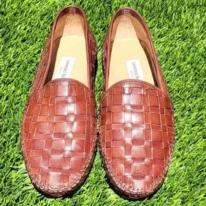 Pristine Lorenzo Banfi Italian Leather Loafers Men\'s Size 9 LORENZO BANFI HANDMADE ITALY MENS SIZE 8 M BROWN LEATHER  main image 4